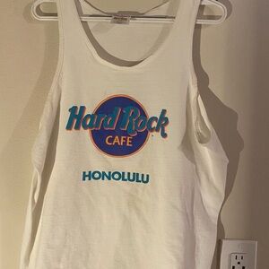 Hard Rock Cafe Tank with Blue and Orange Logo